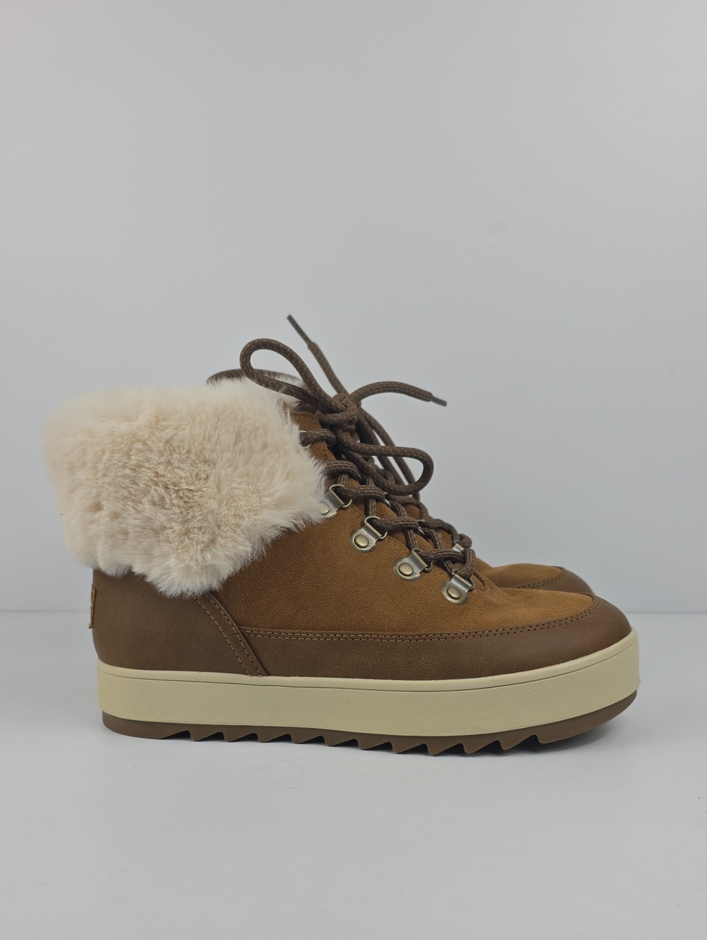 Koolaburra by UGG Tynlee Suede Lace-Up Women's Boots Size 7 - Picture 4 of 13